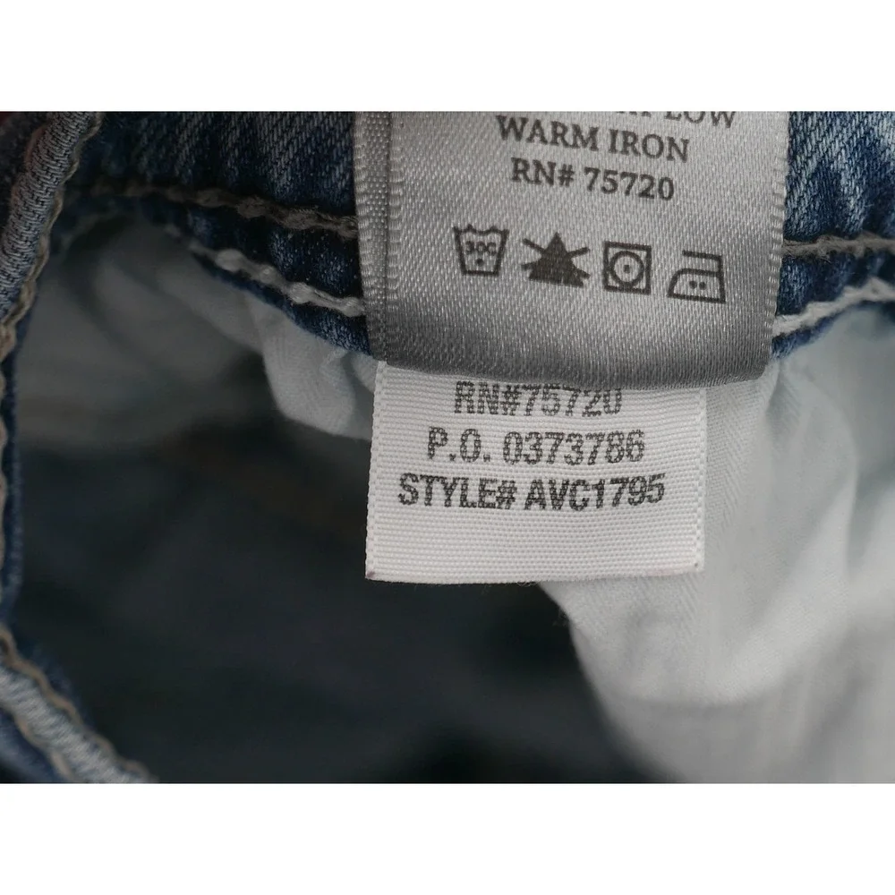 BKE Seth Jeans Blue Straight Leg Stretch Denim Medium Wash Casual Men's 36x31